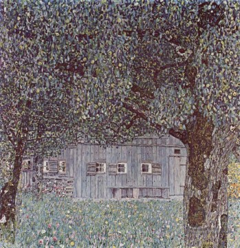 Ferme en Haute Autriche Gustav Klimt Peinture à l'huile